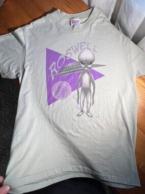 Rare Vintage 1996 Roswell Alien T-Shirt